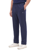 Navy Plain Relaxed Performance Trouser