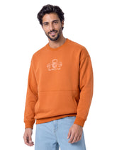 Mustard Baseball Neck Performance Sweatshirt