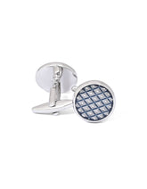 Grey Circle Cufflink