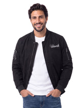Black Signature Bomber Jacket