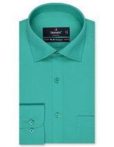 Plain Sea Green Classic Fit Shirt FS1334-1RF-14.5