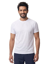 White Crew Neck Gym Tee