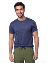 Navy Crew Neck Gym Tee