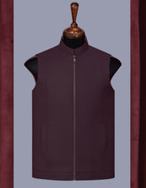 Designer Waist Coat Maroon S 1PAJZP836-4 Uniworth Designer Waist Coat 1PAJZP836-4-S