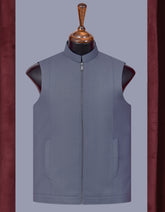 Designer Waist Coat Grey S 1PAJZP836-5 Uniworth Designer Waist Coat 1PAJZP836-5-S