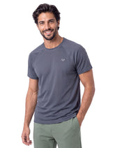 Grey Texture Gym Tee