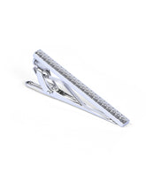 Silver Texture Tie Pin