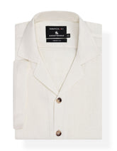 Plain Cream Tailored Smart Fit Shirt FS2412SH-14.5