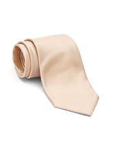 Beige Self Plain Tie