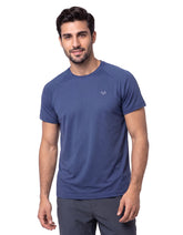 Navy Plain Gym Tee