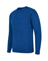 E Blue Texture Pull Over SFA2503-2-S