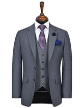 M Grey Plain Suit ST2731C-44