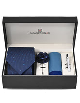 Navy Paisley Men Accessories Box