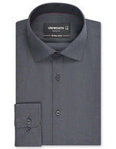 Self Grey Classic Fit Shirt FS20459RF-14.5