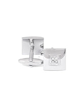Silver Square Cufflink