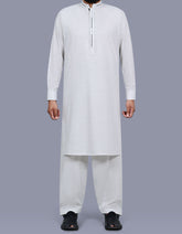 White Plain Kameez Shalwar KS2681R-XS