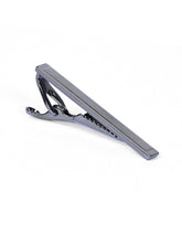Gun Metalic Texture Tie Pin