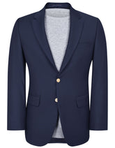 Navy Tailored Smart Fit Coat CC2519-34