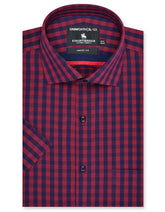 Check Maroon Smart Fit Shirt FS2952SH-14.5