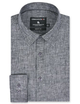 Plain Charcoal Tailored Smart Fit Shirt FS2419-3SF-14.5