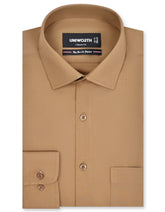 Plain Khaki Classic Fit Shirt FS1633-3RF-14.5