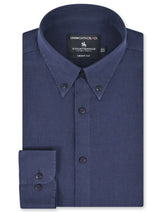 Plain Navy Tailored Smart Fit Shirt FS2426-2SF-14.5