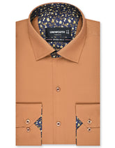 Plain Khaki Classic Fit Shirt FS1633-2RF-14.5