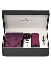 Maroon Paisley Men Accessories Box