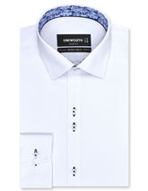 Plain White Tailored Smart Fit Shirt FS1596-5SF-14.5