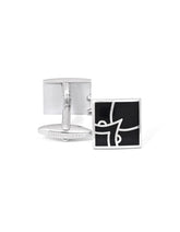 Black Rectangle Cufflink