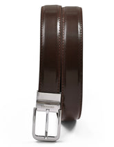 Formal Belt Pin Buckle Brown BTF2601 Uniworth Double Side BTF2601-34