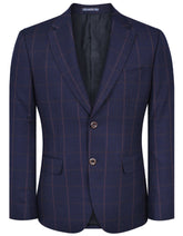 Navy Tailored Smart Fit Coat CC2392-34