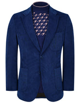 D Blue Tailored Smart Fit Coat CC2434-34