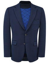 Navy Tailored Smart Fit Coat CC2442-34