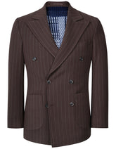 Chocolate Tailored Smart Fit Coat CC2444-34