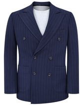Navy Tailored Smart Fit Coat CC2447-34