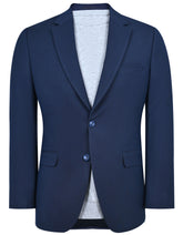 D Blue Tailored Smart Fit Coat CC2521-34