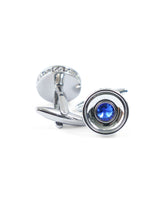 Blue Circle Cufflink