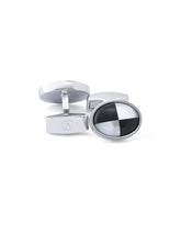 White Circle Cufflink