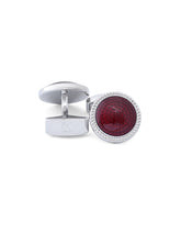 Red Circle Cufflink