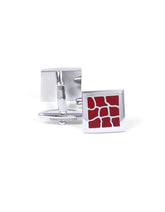 Maroon Rectangle Cufflink