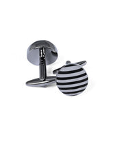 Gun Metalic Circle Cufflink
