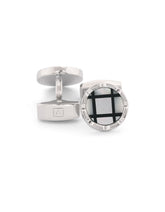 White Circle Cufflink
