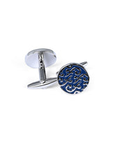 Blue Circle Cufflink