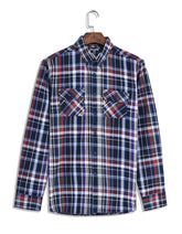 Navy Basic Check Casual Shirt CS2441R-S