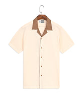 Off White Plain Resort Collar Shirt