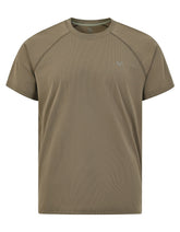 Khaki Half Sleeves Gym Tee FGT2600-2-S