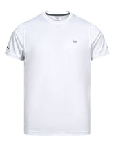 White Half Sleeves Gym Tee FGT2602-4-S