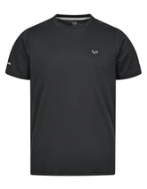 Black Half Sleeves Gym Tee FGT2602-5-S