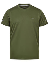 Olive Half Sleeves Gym Tee FGT2602-6-S